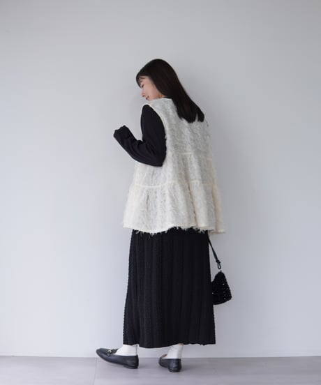 Jacquard Vest ｜アイボリー