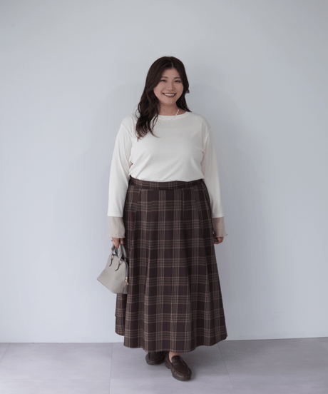Sheer Cuff Pullover｜オフホワイト