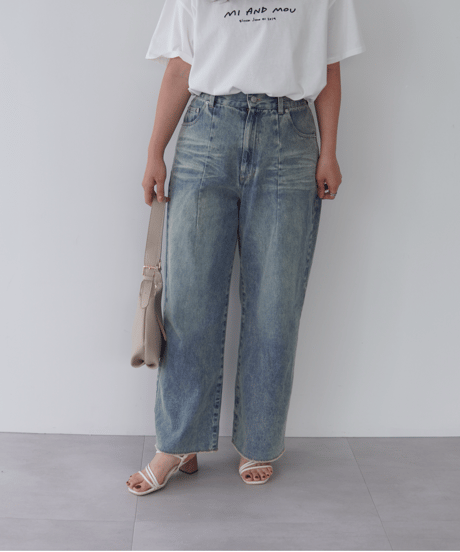 Overdyed Denim Pants
