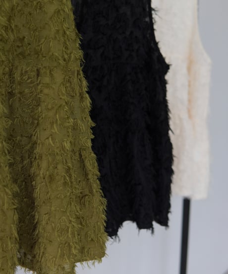 Jacquard Vest ｜ブラック