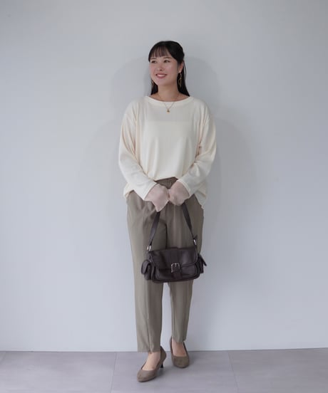 Sheer Cuff Pullover｜オフホワイト
