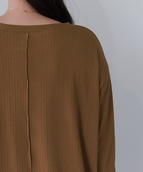 Sheer Cuff Pullover｜オリーブ
