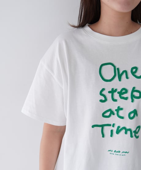 One Step T-shirt｜ホワイト
