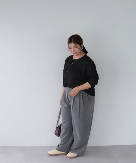 Sheer Loose Cutsew｜ブラック