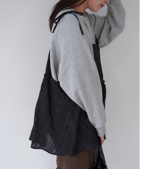 Ribbon Cami Tunic｜ブラック