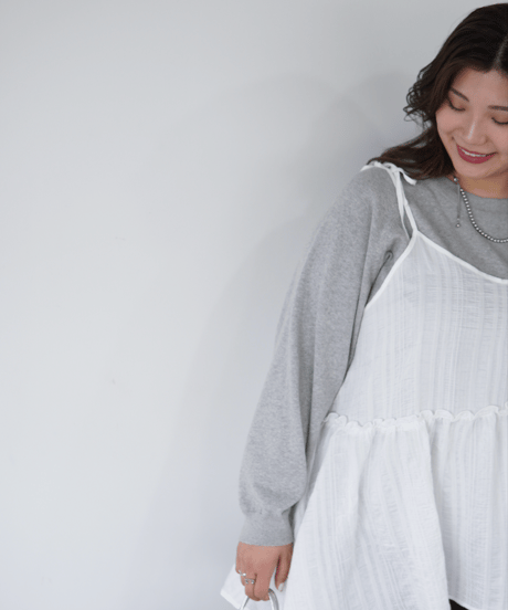Ribbon Cami Tunic｜オフホワイト