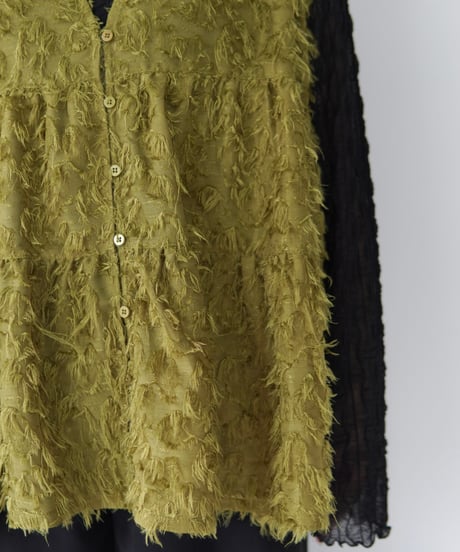 Jacquard Vest ｜オリーブ