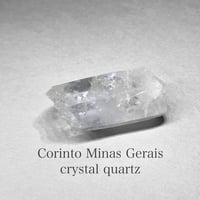 Corinto Minas Gerais crystal：limonite・storation / ミナスジェライス州コリント産水晶 44：リモナイト・ストレーション