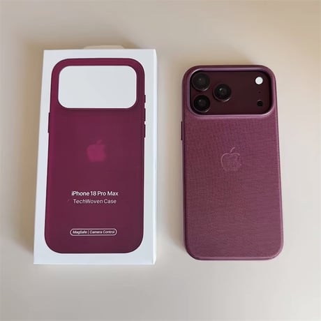 「571」magsafe対応 iphone18pro/18promax テックウーブンケース 高級感