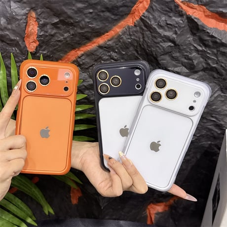 「547」背面パネルなし iphone17/17pro ケース 放熱 iphone16/15/14 ソフトケース 耐衝撃 最強 エアバッグ付き