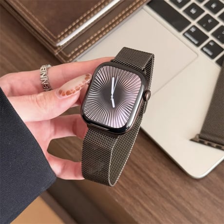 「570」apple watch series12 ダークブロンズ バンド アップル ウォッチ バンド 42mm/46mm お 揃い 男女兼用