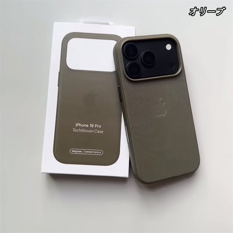 「571」magsafe対応 iphone18pro/18promax テックウーブンケース 高級感