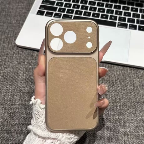 「566」iphone18pro/18promax ケース 布生地 iphone17/airケース デニム調