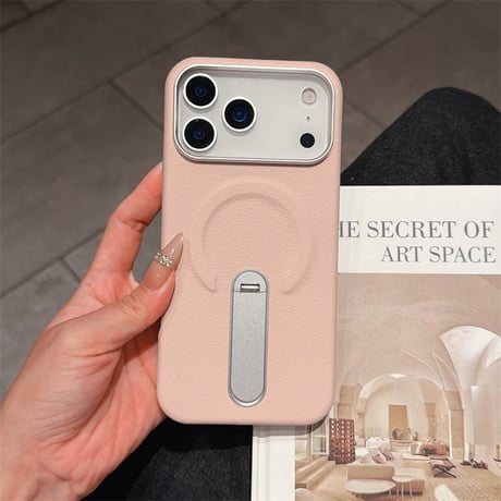 「568」MagSafe充電対応 iphone18pro/17pro ケース レザー iphone18promax/17/16 ケース スタンド付き