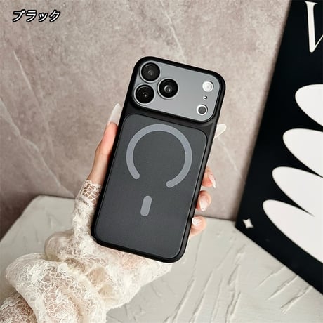 「567」iphone18pro/18promax ケース Magsafe対応 iphone17/17proケース 布生地 バイカラー