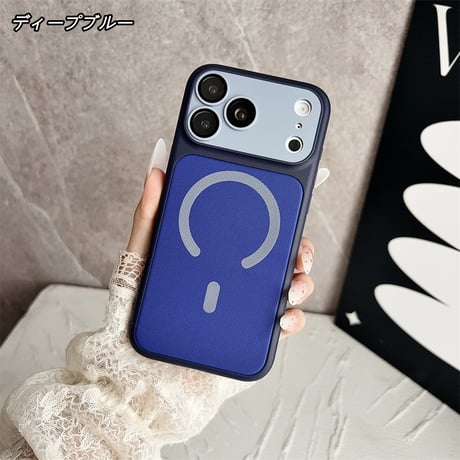 「567」iphone18pro/18promax ケース Magsafe対応 iphone17/17proケース 布生地 バイカラー