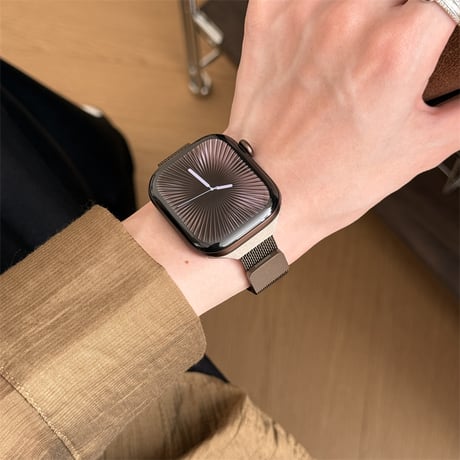 「570」apple watch series12 ダークブロンズ バンド アップル ウォッチ バンド 42mm/46mm お 揃い 男女兼用