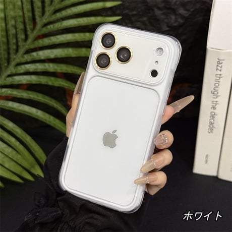 「547」背面パネルなし iphone17/17pro ケース 放熱 iphone16/15/14 ソフトケース 耐衝撃 最強 エアバッグ付き