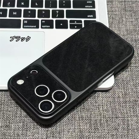 「566」iphone18pro/18promax ケース 布生地 iphone17/airケース デニム調