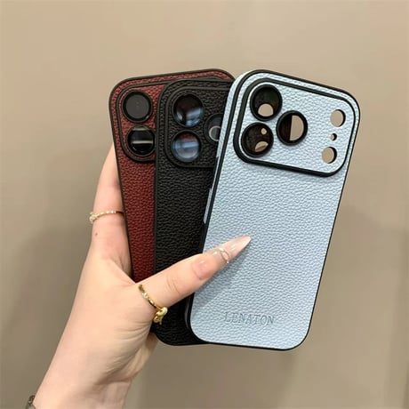 「574」iPhone18pro/18promax ケース レザー調 シンプル iPhone18-13 ケース カメラ保護 男女兼用