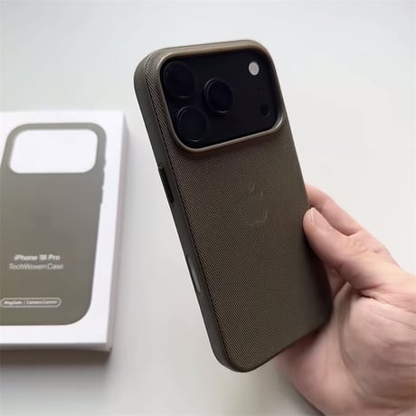 「571」magsafe対応 iphone18pro/18promax テックウーブンケース 高級感