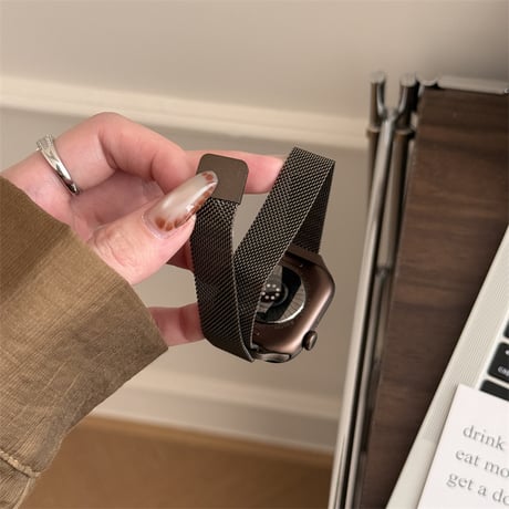 「570」apple watch series12 ダークブロンズ バンド アップル ウォッチ バンド 42mm/46mm お 揃い 男女兼用