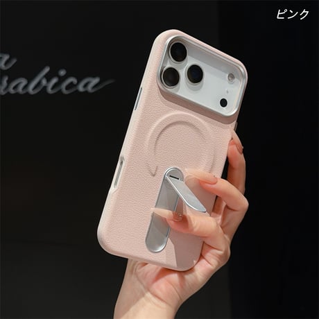 「568」MagSafe充電対応 iphone18pro/17pro ケース レザー iphone18promax/17/16 ケース スタンド付き