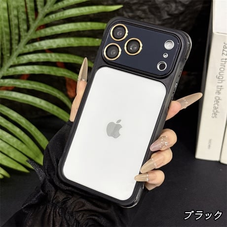 「547」背面パネルなし iphone17/17pro ケース 放熱 iphone16/15/14 ソフトケース 耐衝撃 最強 エアバッグ付き