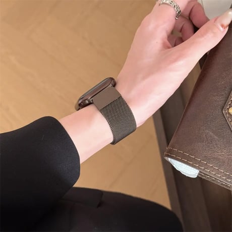 「570」apple watch series12 ダークブロンズ バンド アップル ウォッチ バンド 42mm/46mm お 揃い 男女兼用