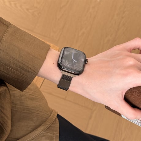 「570」apple watch series12 ダークブロンズ バンド アップル ウォッチ バンド 42mm/46mm お 揃い 男女兼用