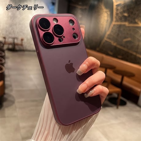 「003」iphone18pro/17pro/17 ケース マット ガラス iphoneケース カメラ保護