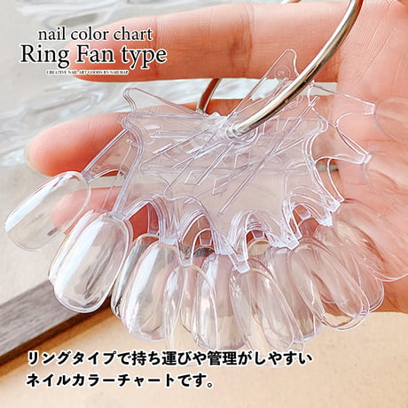カラーチャート リングファンタイプ