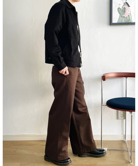 ｜早期割¥2,000OFF 11/30まで｜ WIDE PANTS BROWN【TRP39-RR201VZBR】