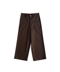 ｜早期割¥2,000OFF 11/30まで｜ WIDE PANTS BROWN【TRP39-RR201VZBR】