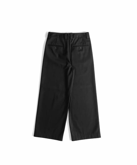 ｜早期割¥2,000OFF 11/30まで｜ WIDE PANTS BLACK【TRP39-RR201VZBK】