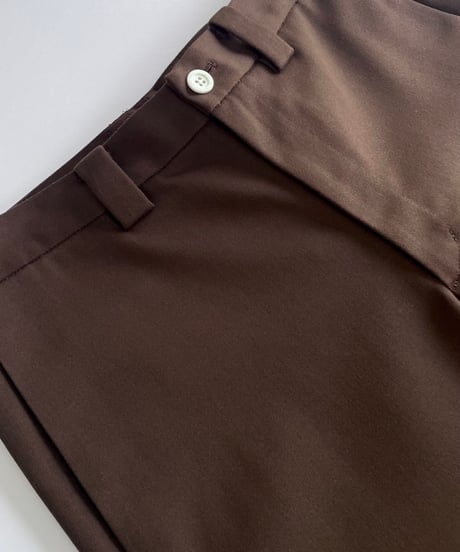 ｜早期割¥2,000OFF 11/30まで｜ WIDE PANTS BROWN【TRP39-RR201VZBR】