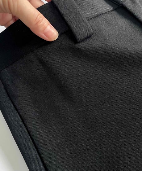｜早期割¥2,000OFF 11/30まで｜ WIDE PANTS BLACK【TRP39-RR201VZBK】