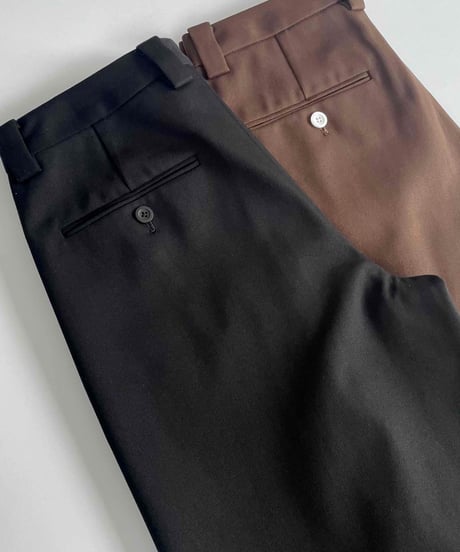 ｜早期割¥2,000OFF 11/30まで｜ WIDE PANTS BLACK【TRP39-RR201VZBK】