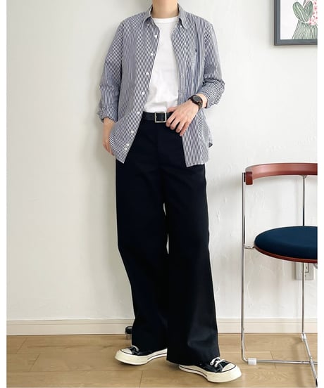 ｜早期割¥2,000OFF 11/30まで｜ WIDE PANTS BLACK【TRP39-RR201VZBK】