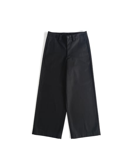 ｜早期割¥2,000OFF 11/30まで｜ WIDE PANTS BLACK【TRP39-RR201VZBK】