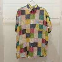 00s ORVIS patchwork shirt