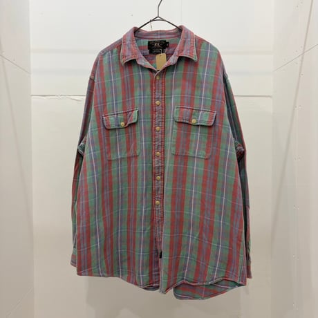 90s "RRL" Ralph Lauren flannel shirt