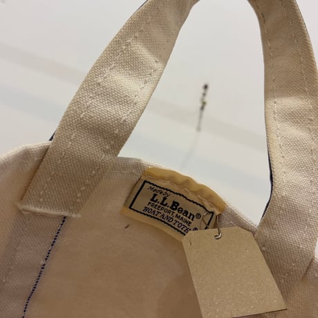 80s L.L.Bean tote bag 2色タグ