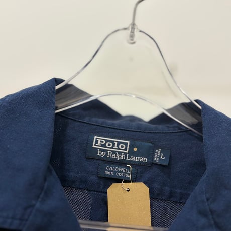 90s~ Ralph Lauren "CALDWELL" shirt navy