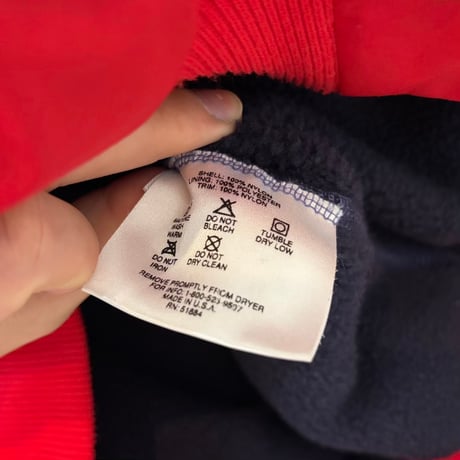 90s Patagonia shelled synchilla vest red