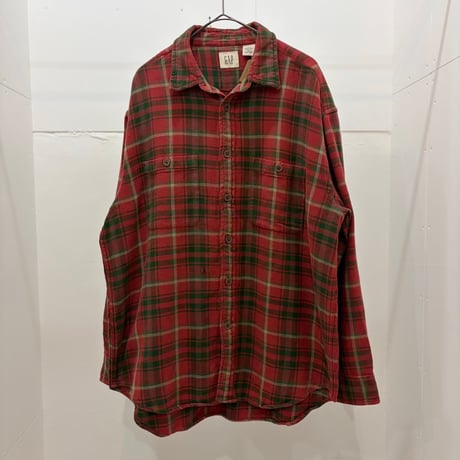 -00s GAP heavy flannel shirt