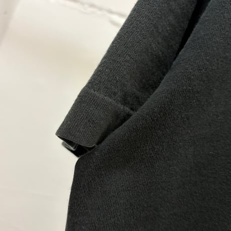 90s~ unknown plain t-shirt black