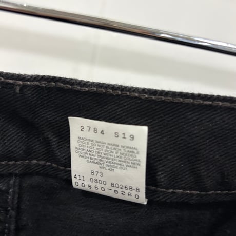 00s Levis 550 black denim pants W34/L30