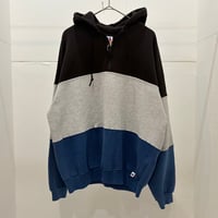 90s Russell half zip hoodie