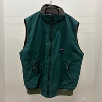 90s Patagonia shelled synchilla vest green